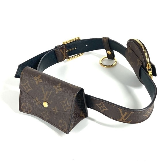 LOUIS VUITTON Brown Monogram Canvas Pouch - Picture 1 of 16